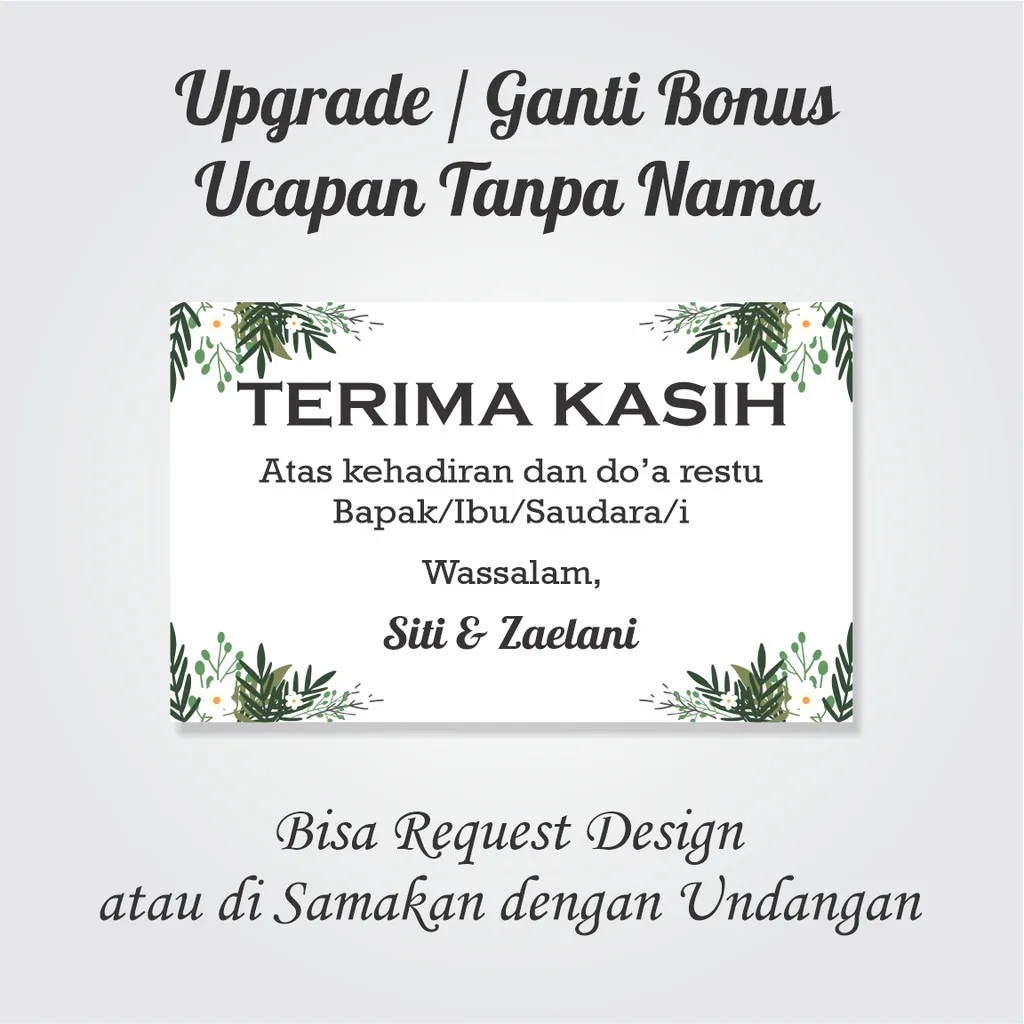 Ganti Pakai Nama
