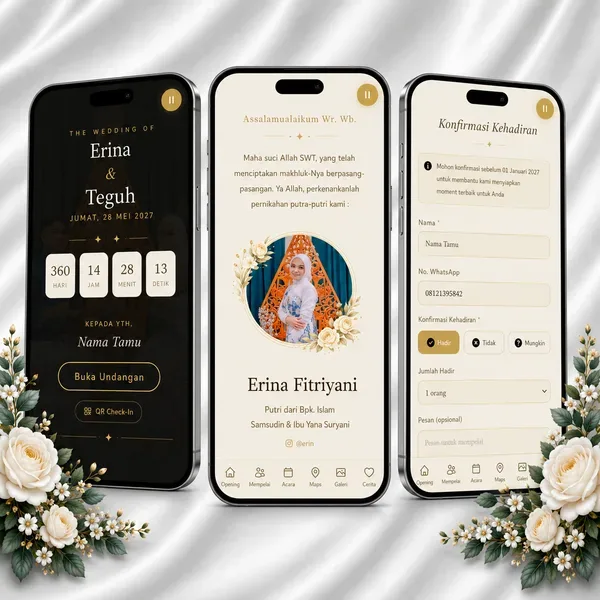 Undangan Website - Ivory Elegance