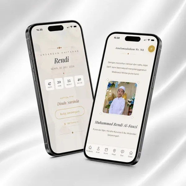 Undangan Website - Putih Suci