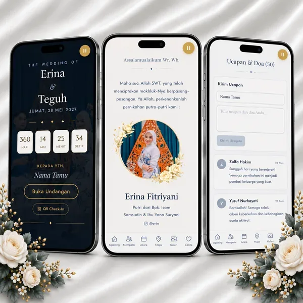 Undangan Website - Silver Grace