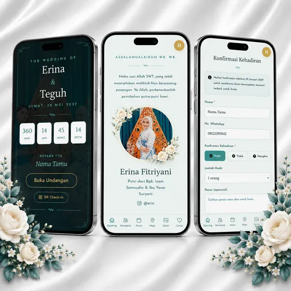 Undangan Website - Ocean Breeze