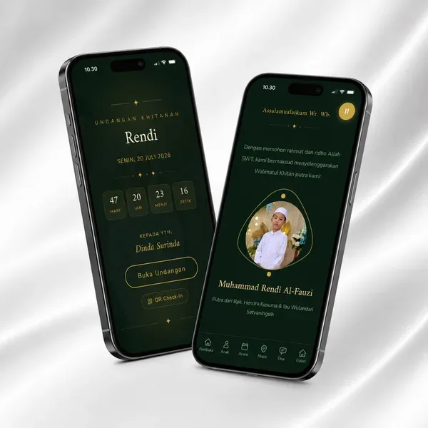 Undangan Website - Hijau Barakah