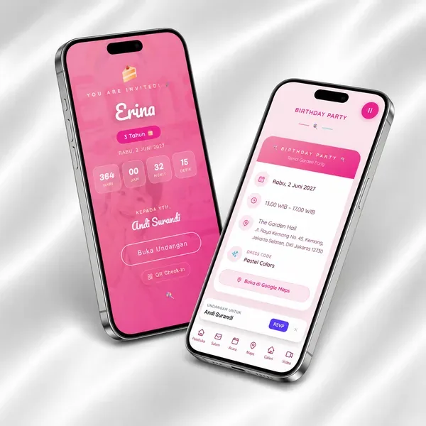 Undangan Website - Permen Manis
