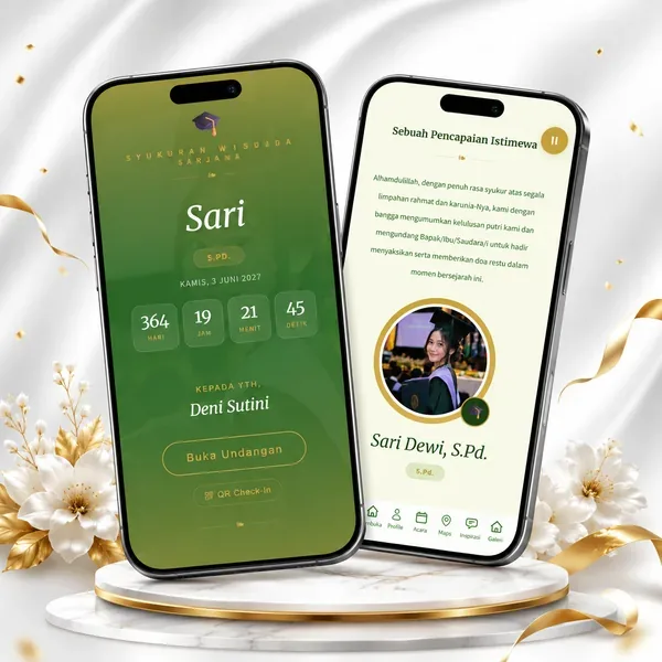 Undangan Website - Hijau Kampus